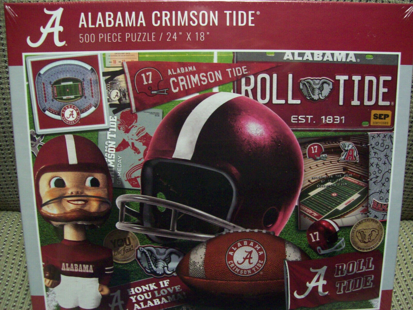 Alabama Crimson Tide RS-PZ (950066) - 500 Piece Jigsaw Puzzle