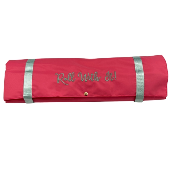 Roll with It - Rack Roller Bag - Mahjong Rack & Pusher Pink & Mint