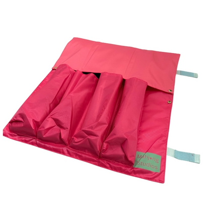 Roll with It - Rack Roller Bag - Mahjong Rack & Pusher Pink & Mint
