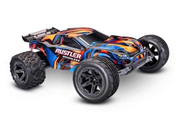 Traxxas Rustler 2WD Brushless - Orange