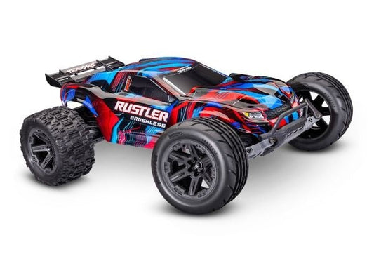Traxxas Rustler 2WD Brushless - Red