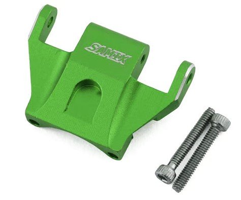 Samix SCX24 Aluminum Rear Upper Link Mount (Green)