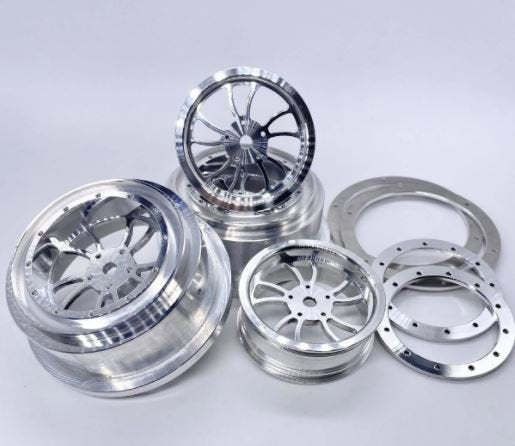 KURL Beadlock Aluminum 2.2/3.0 Drag Wheels (4pcs) w Rings and Hardware