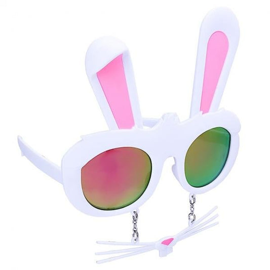 Easter Bunny Sunglasses with Whiskers | Sun-Staches