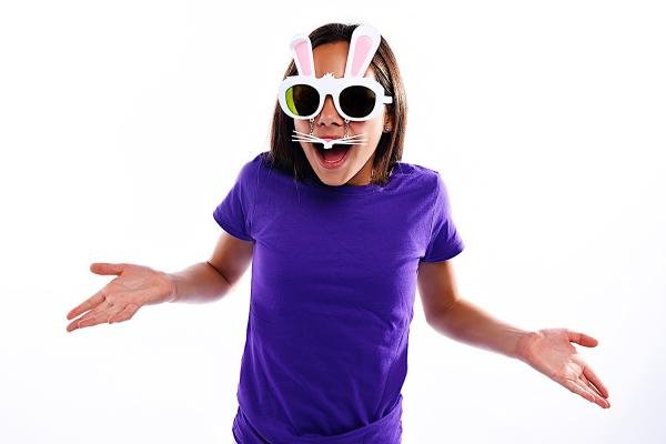 Easter Bunny Sunglasses with Whiskers | Sun-Staches