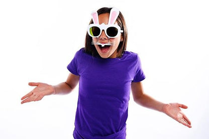 Easter Bunny Sunglasses with Whiskers | Sun-Staches