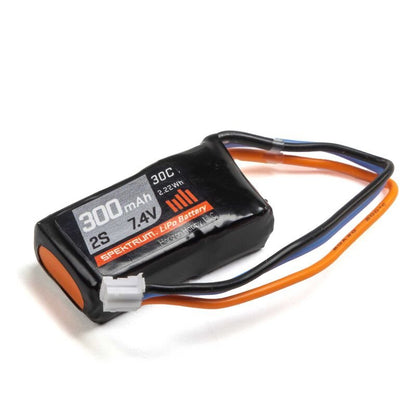 300mAh 2S 7.4V 30C LiPo Battery; PH Connect