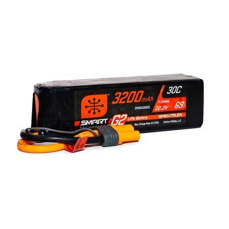 3200mAh 6S 22.2V Smart G2 LiPo 30C; IC5