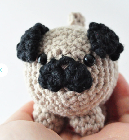 Pug Crochet Kit