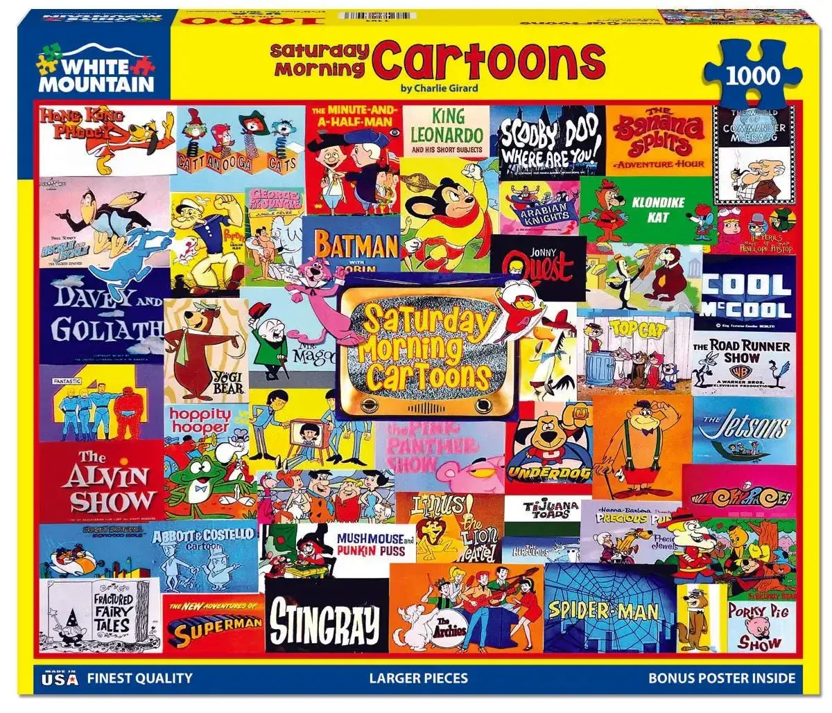 Saturday Morning Cartoons (1481pz) 1000 Pieces