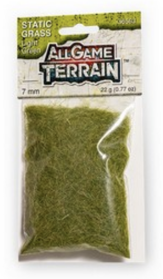 STATIC GRASS MEDIUM GREEN 7MM