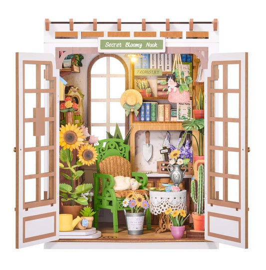 Secret Bloomy Nook - DIY Book Nook