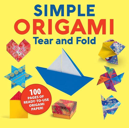 Simple Origami Tear and Fold Book -Create Easy Fun Projects!