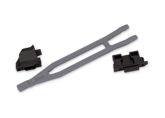 Slate Gray Extended Battery Hold-Down w/ Retainers