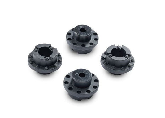 Slate-Gray Monster Truck Wheel Hub Covers (4)
