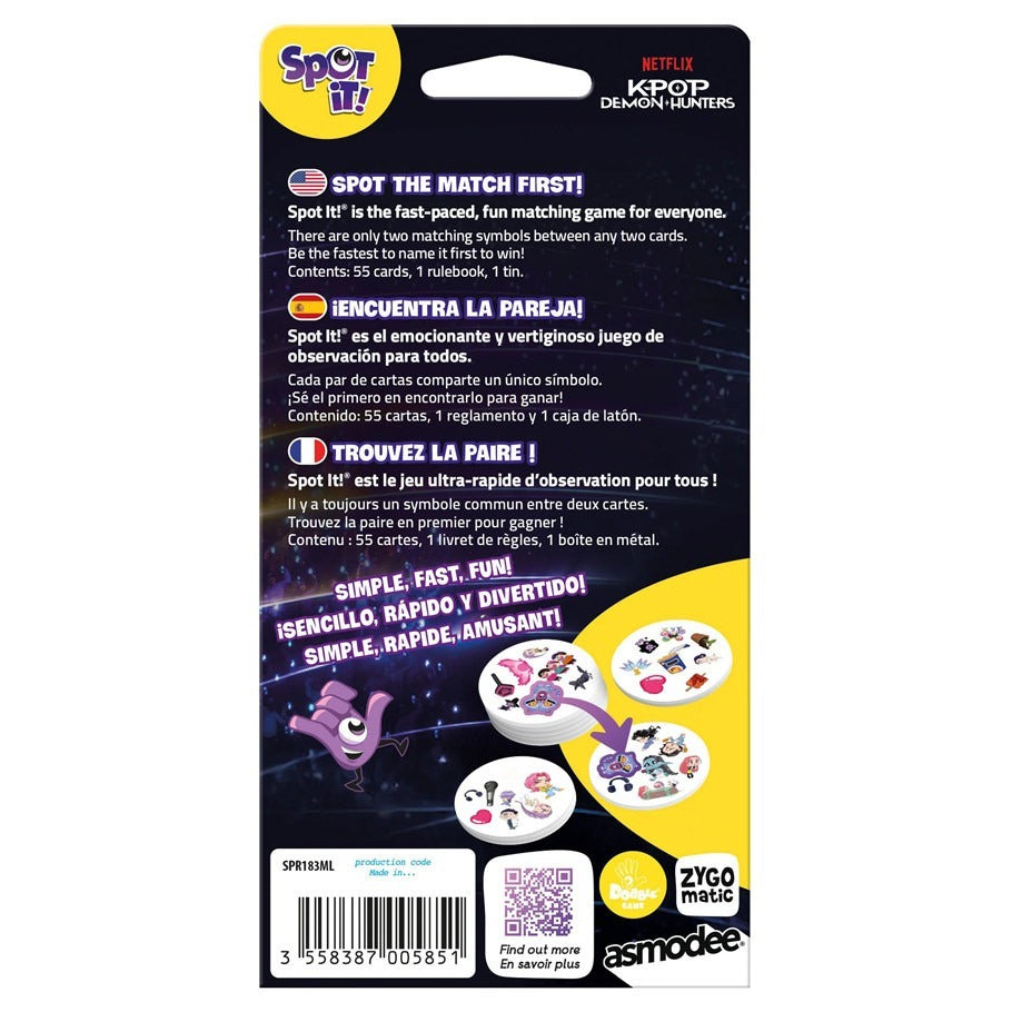 Spot It: KPop Demon Hunters (Eco Blister)