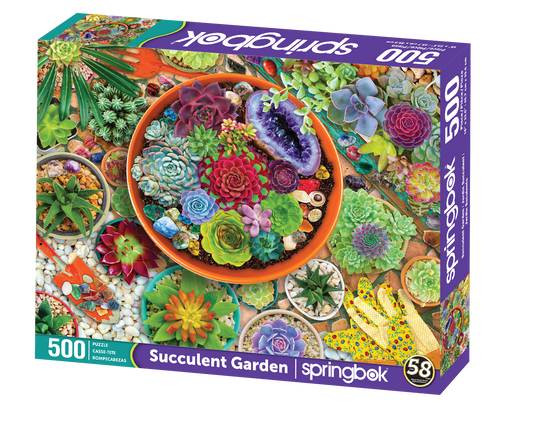 Succulent Garden- NEW 500 Piece Springbok