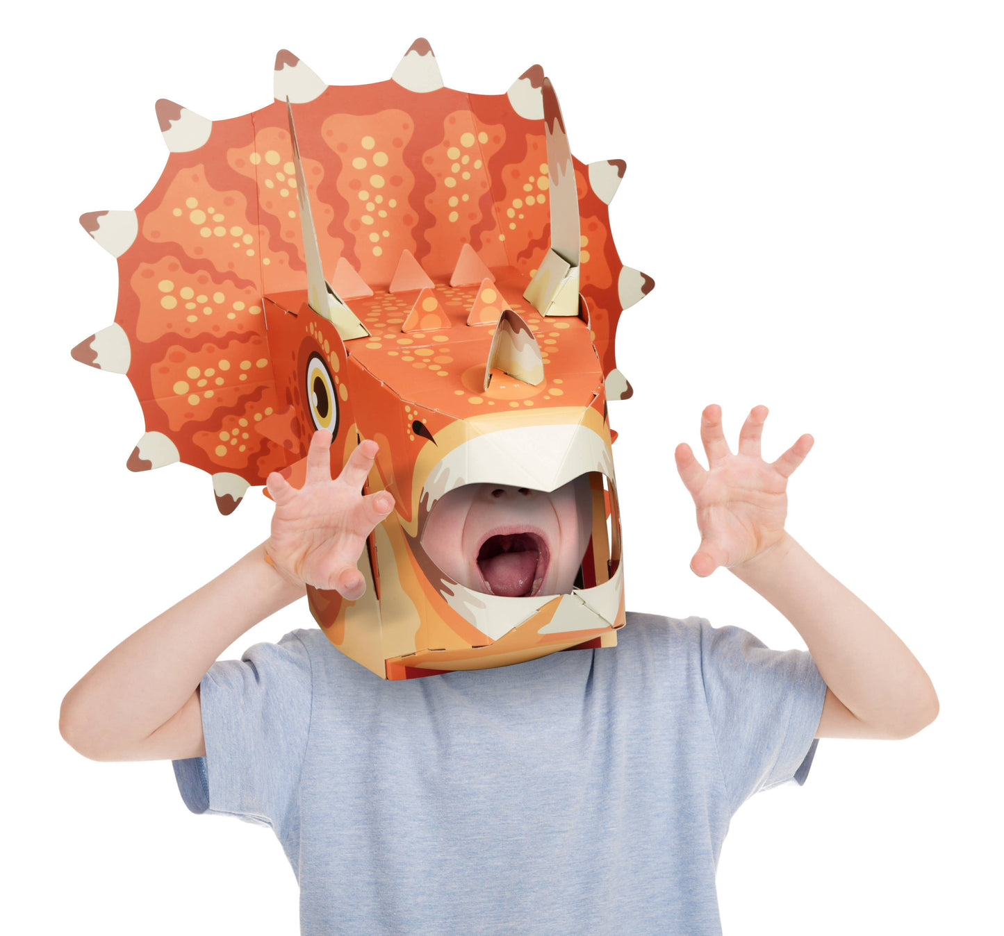 Triceratops 3D Mask Card Craft - T-3017