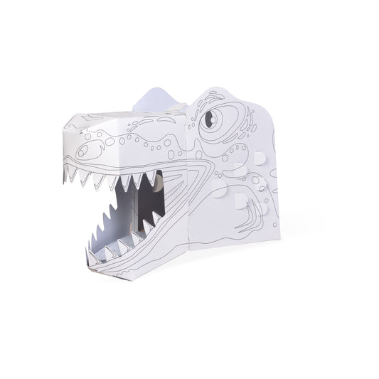 T-Rex Colour-in 3D Mask Card Craft - T-3042