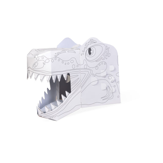 T-Rex Colour-in 3D Mask Card Craft - T-3042