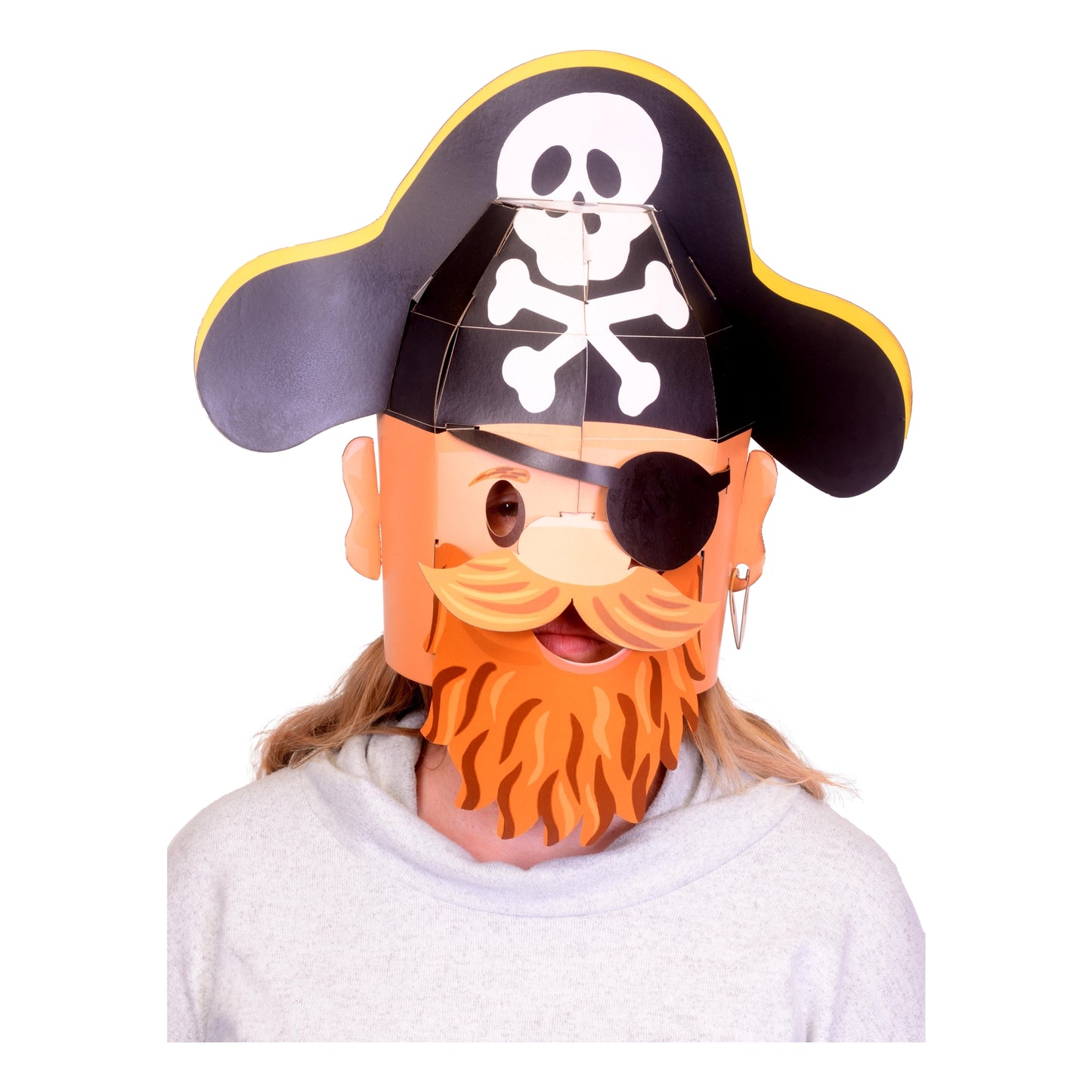 Pirate 3D Mask Card Craft - T-3059