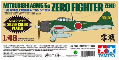 Mitsubishi A6M5/5a Zeke Zero Silver Plated 1:48 10317