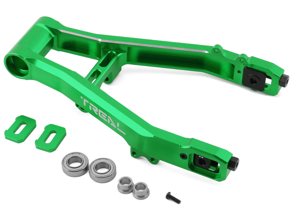 Treal Hobby Losi Promoto Adjustable CNC Aluminum Swingarm (Green)