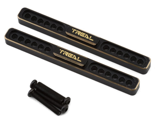 Treal Hobby TRX-4M CNC Brass Side Boulder Bars (Black) (2) (14.7g)
