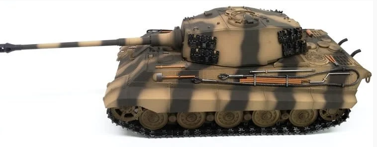 Torro German King Tiger 1944 Eastern Front Camo 1/16 Scale Heavy Tank IR with Cannon Smoke - RTR