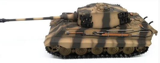Torro German King Tiger 1944 Eastern Front Camo 1/16 Scale Heavy Tank IR with Cannon Smoke - RTR