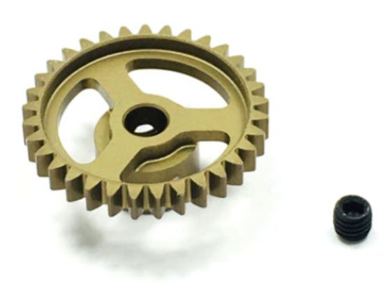 48 Pitch 33 Tooth Ultra Lightweight Aluminum Pinion Gear Thin
