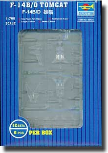 F-14B/D Tomcat This is a 1/700 scale F-14B/D Tomcat set from Trumpeter.