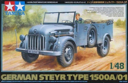 Tamiya 1/48 German Steyr Type 1500A/01 Plastic Model Kit