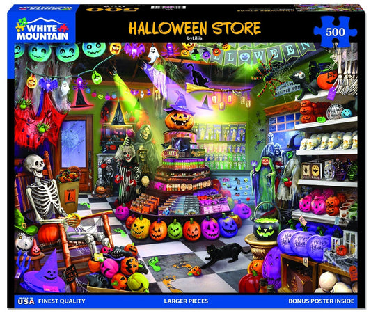 The Halloween Store (2201pz) - 500 Piece Jigsaw Puzzle - Copy