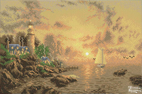 Thomas Kinkade Sea of Tranquility - Diamond Dotz