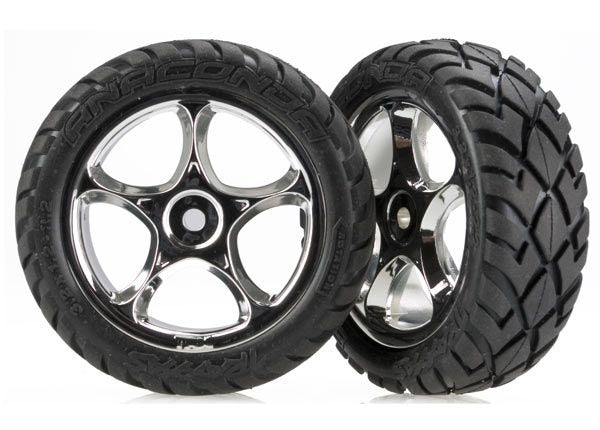 Tires Anaconda 2.2" (wide front) (2)/foam inserts (Bandit) (soft compound)