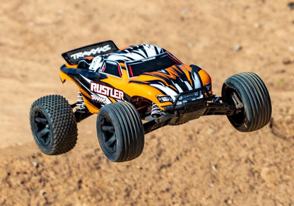 Traxxas Rustler 2WD XL-5 Stadium Truck with Battery and Charger - Orange