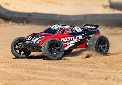 Traxxas Rustler 2WD XL-5 w/Battery Red