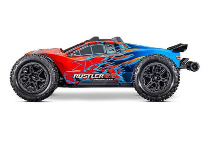 Traxxas Rustler 4X4 Brushless Red