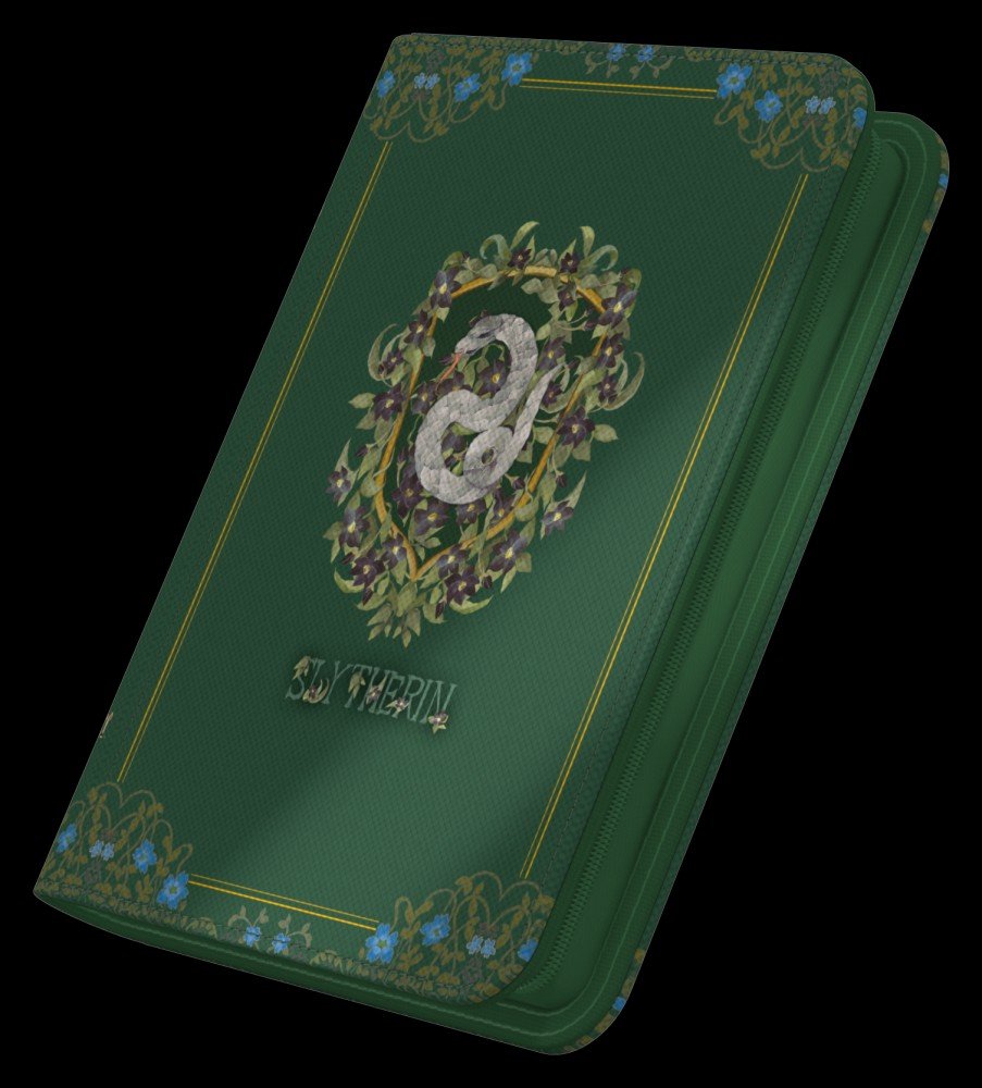 Ultimat Guard Zipfolio 160+ Xenoskin Harry Potter - 4 Houses - Slytherin