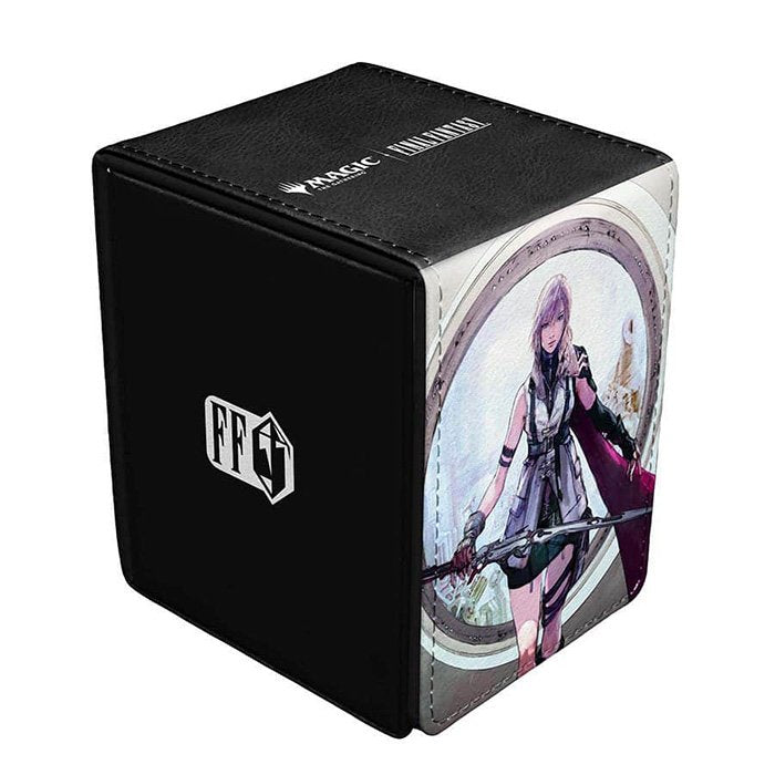 UltraPro Deck Box - Alcove Flip 100+ - Universes Beyond: Final Fantasy - Lightning, Army of One