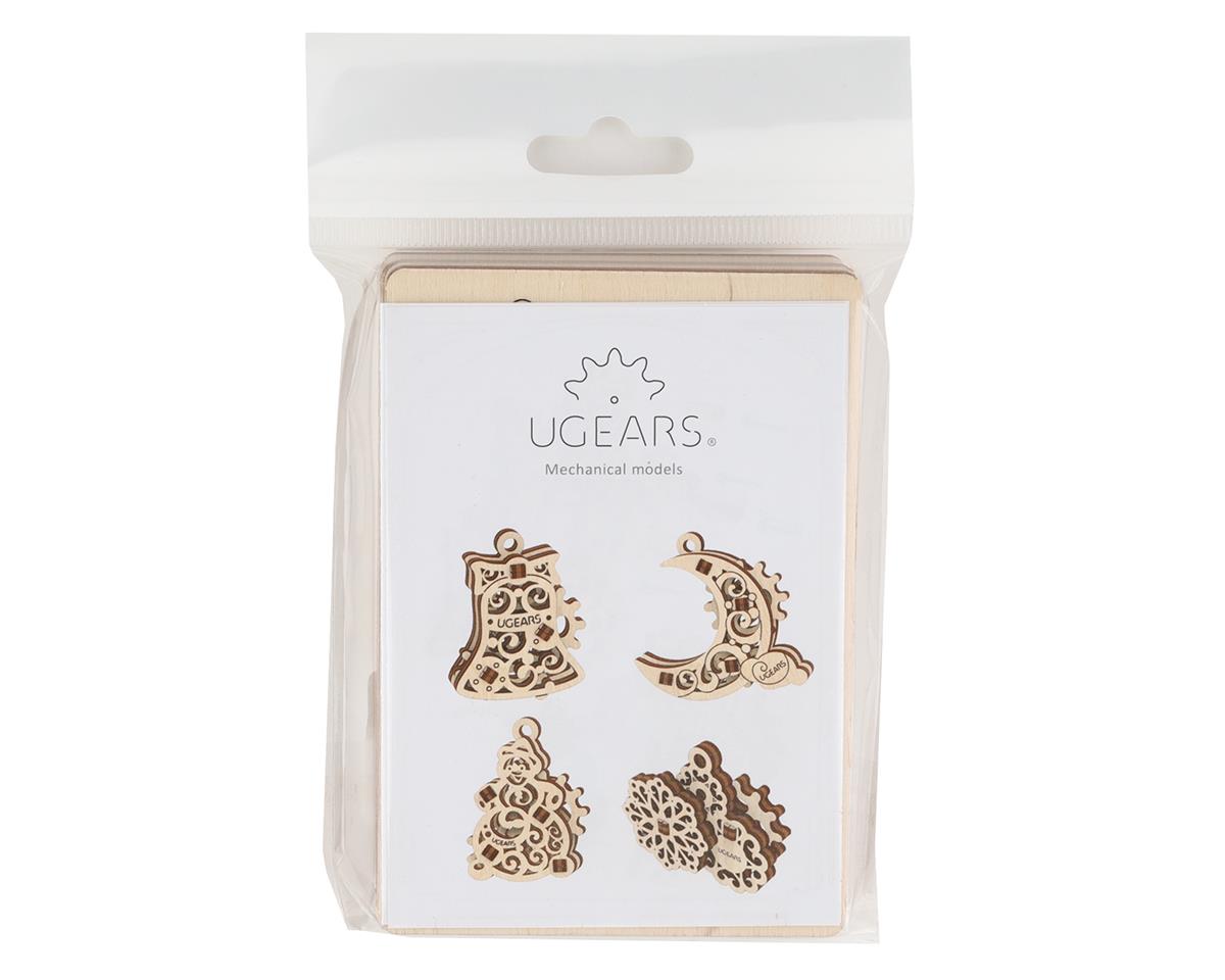 U-Fidget Gearsmas Wood 3D Model Set (4)