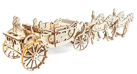 UGears Royal Carriage Limited Edition Wooden 3D Model