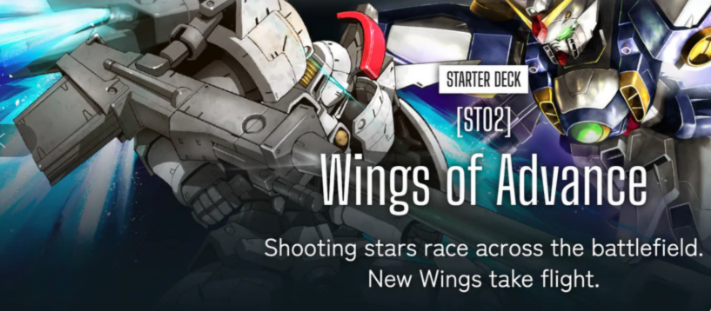 Gundam Card Game: Starter Deck Display- 02 Wings of Advance [ST02]