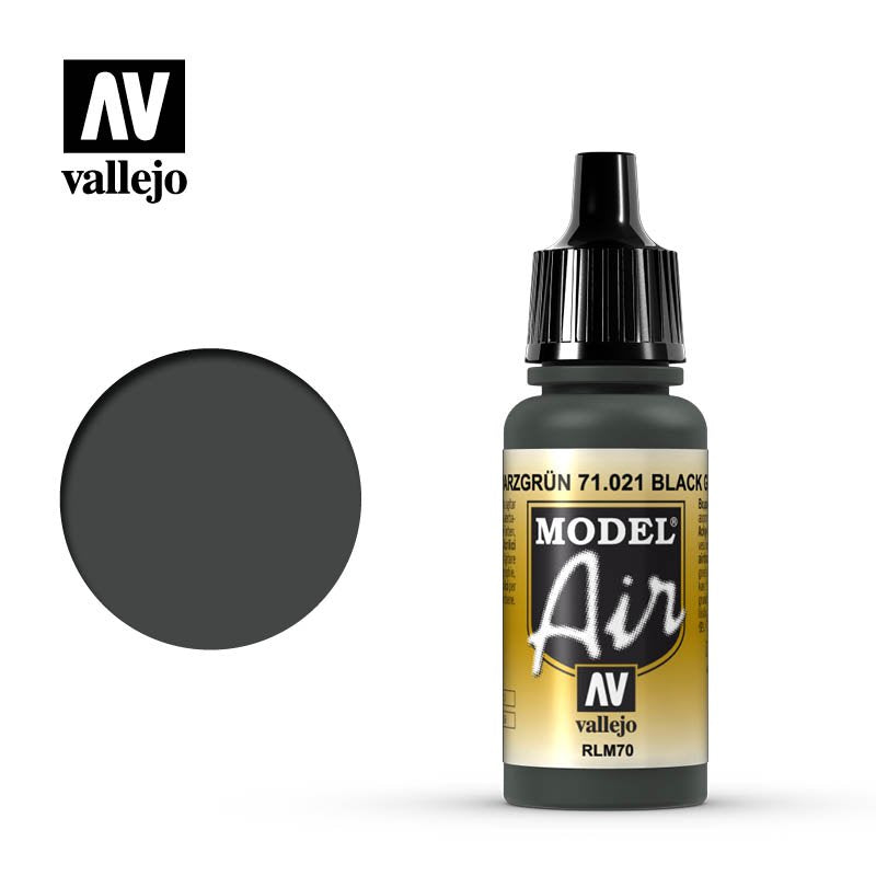 71.021 Black Green RLM70 Color 17 ml.