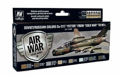 71.604 Soviet/Russian colors Su-7/17 ?Fitter? from ?Cold War? to 90?s - Model Color Air War 17ml 8pc