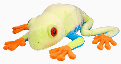 CK-Jumbo Red Eyed Tree Frog Stuffed Animal 30"