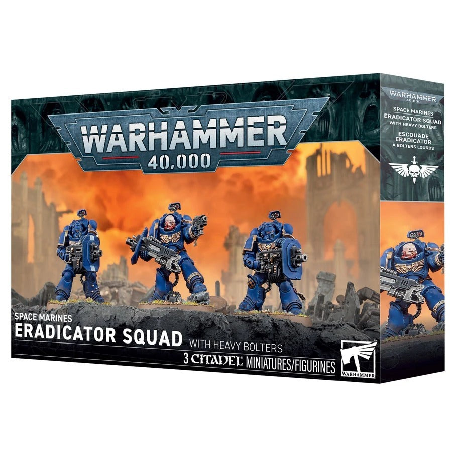 Warhammer 40,000: Space Marines: Eradicator Squad with Heavy Bolters