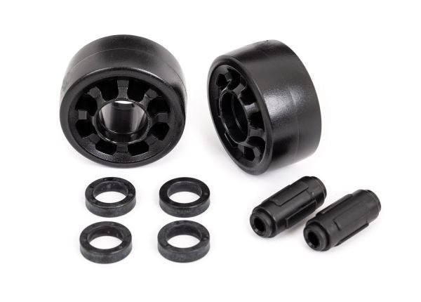 Wheels (2) (for #7776 wheelie bar) BLACK