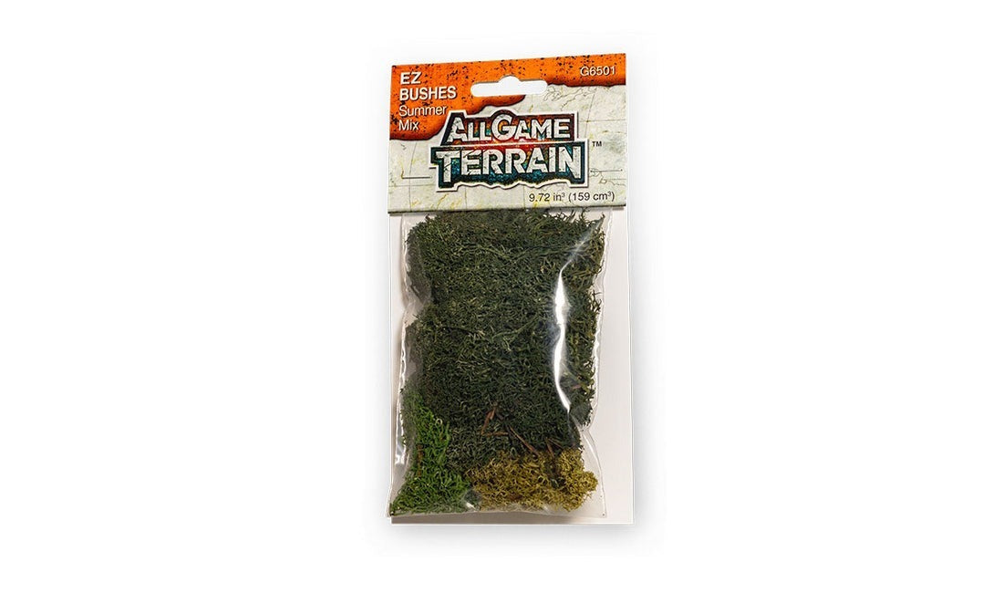 Woodland Scenics All Game Terrain EZ Bushes Summer Mix